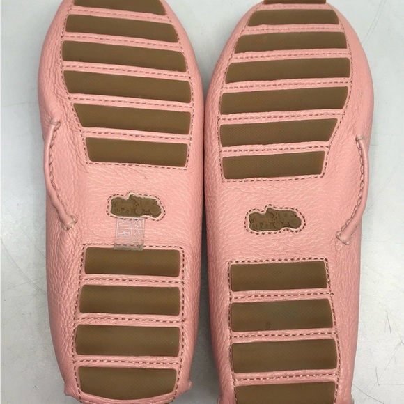 Coach Light Pink Pebbled Leather Crosby Driver Loafers Size 8D - Picture 7 of 8